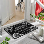 Gothic Witch Area Rug – Ouija Board Occult Decor for Home Halloween