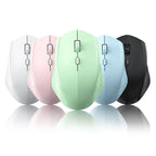 Wireless Dual-Mode Mouse – Silent Rechargeable Accessory for Laptop PC