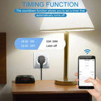 WiFi Smart Plug – 16A Power Monitor Outlet for Smart Home Automation