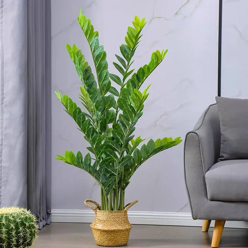 51in Artificial Ficus Tree – Large Plastic Banyan Plant for Home Decor