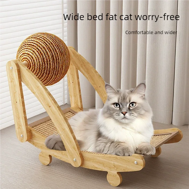Vertical Sisal Cat Scratcher – Scratch-Resistant Claw Toy for Indoor Kittens