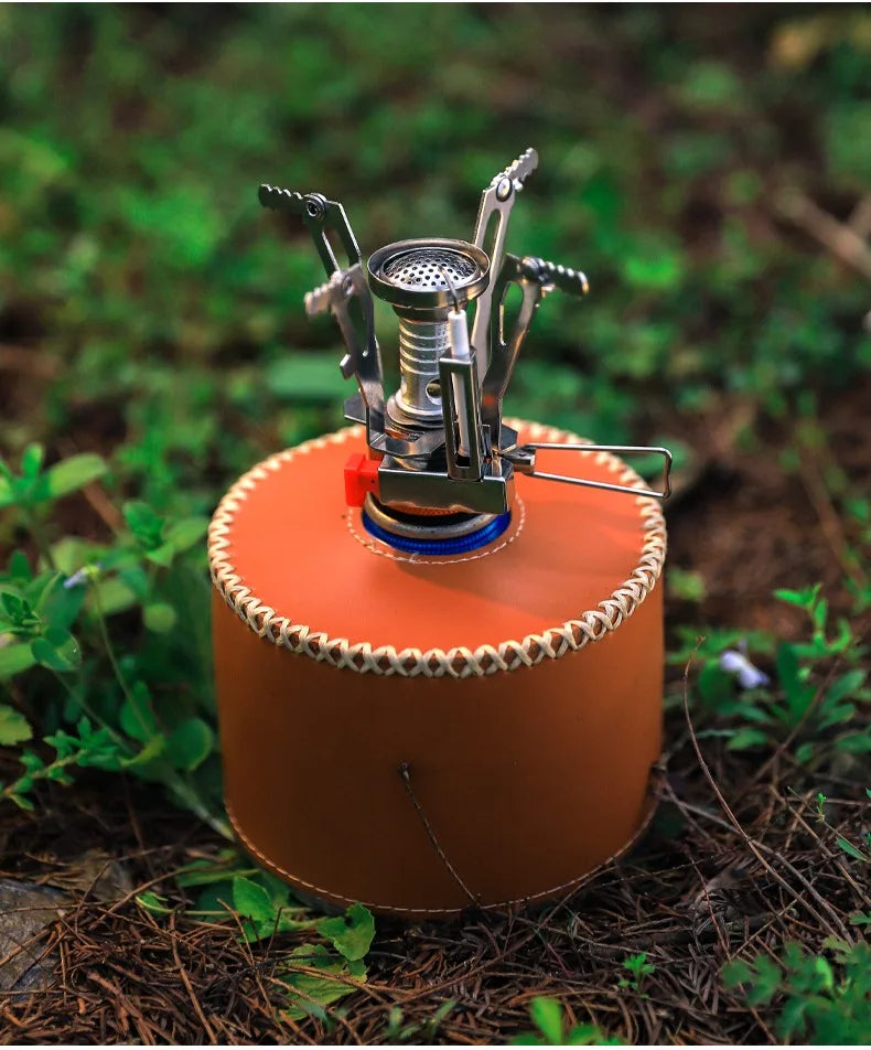 Foldable Alloy Gas Stove – Ultra-light Portable Cooker for Camping and Hiking