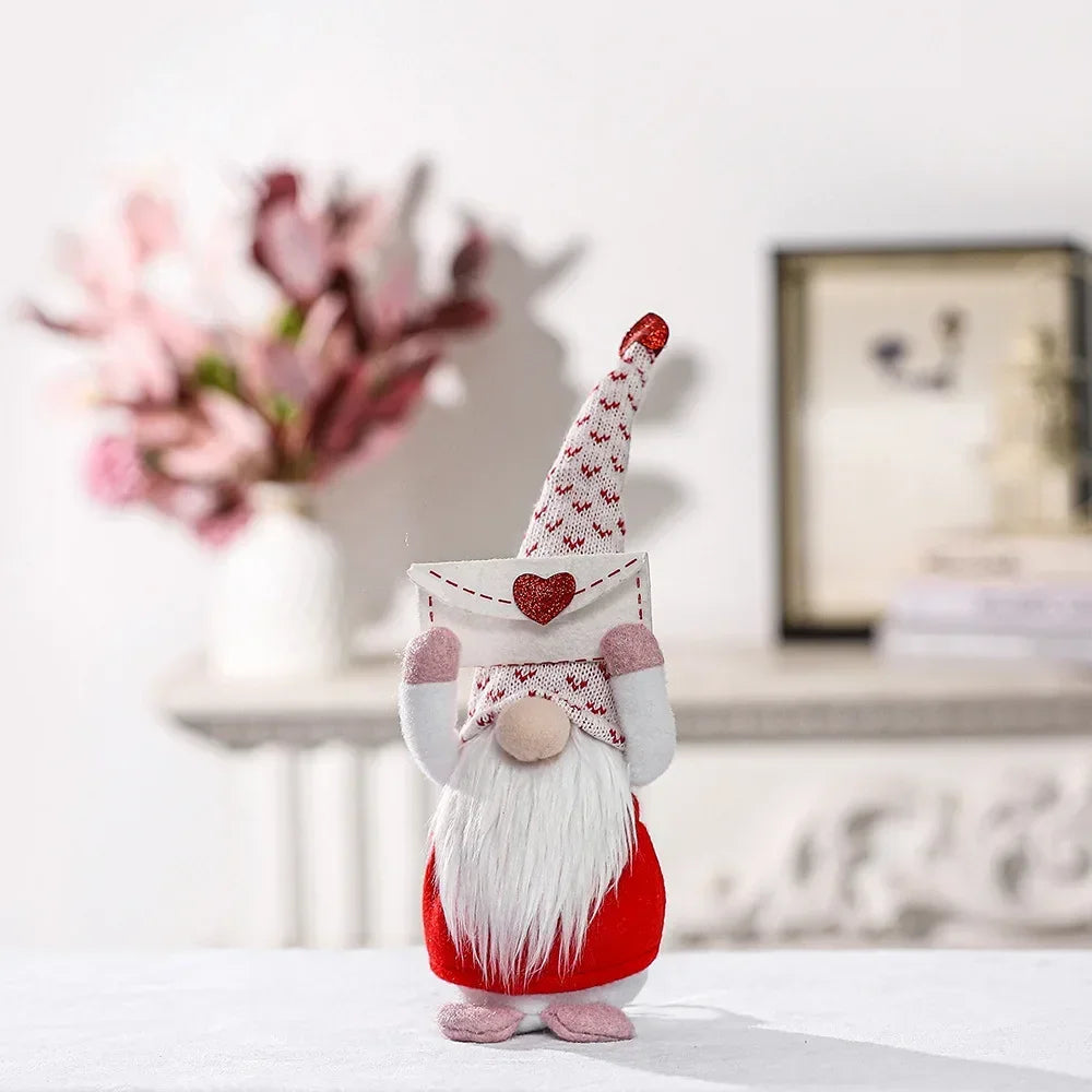 Faceless Gnome Plush Doll – Romantic Valentine's Day Gift for Home Decor