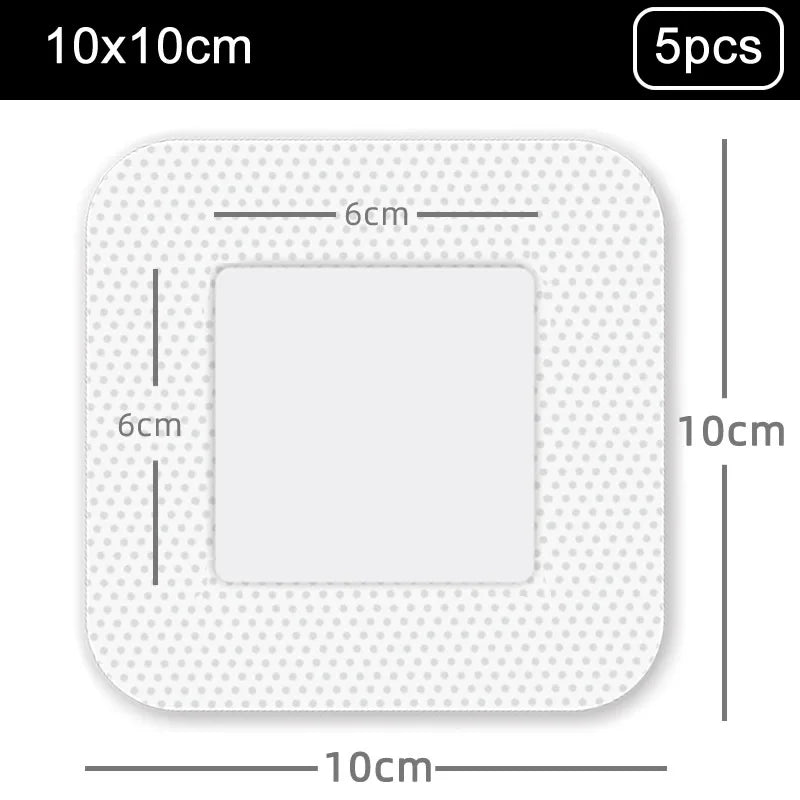 Sterile Bordered Gauze Pads – Waterproof Adhesive Wound Dressings for First Aid