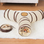 Foldable Pet Tunnel – Interactive Cat Toy for Indoor Exercise and Play