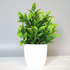 Artificial Potted Bonsai Tree – Realistic Green Plant for Home Office Decor