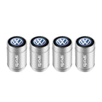 Alloy Tire Valve Caps – Dust Cover Accessories for Volkswagen Car Wheels