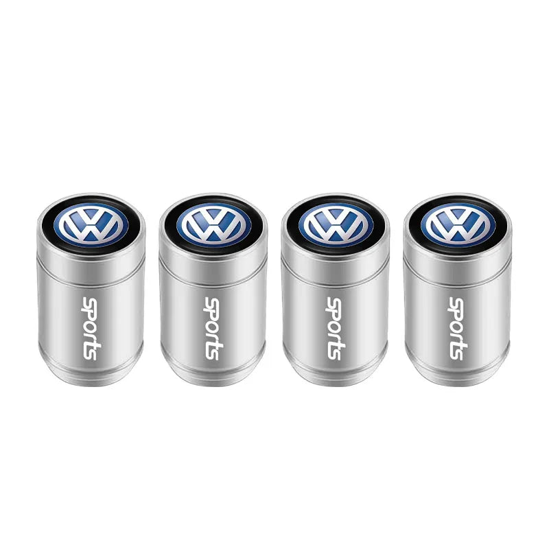 Alloy Tire Valve Caps – Dust Cover Accessories for Volkswagen Car Wheels
