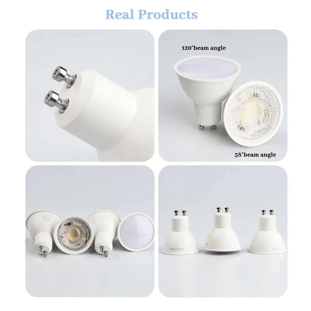 GU10 LED Spotlight Bulbs – Energy Efficient Lighting for Home Replacement