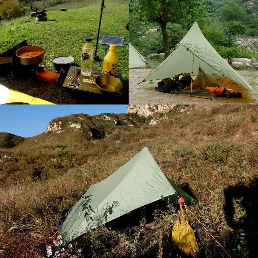 Ultralight Silicone Nylon Tarp – Waterproof Camping Shelter for Backpacking