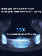 Portable Neck Fan – 6000mAh Wearable Air Conditioner for Outdoor Summer Cooling