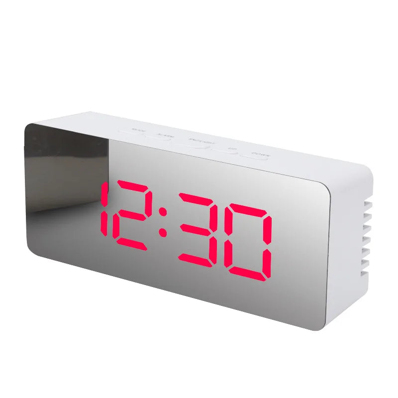 LED Digital Desktop Alarm Clock – Temperature Display for Home and Office