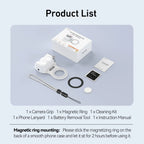 Magnetic Phone Camera Grip – Ergonomic Handheld Stabilizer for Content Creation