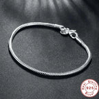 Sterling Silver Snake Chain Bracelet – Handmade Fine Jewelry for Women