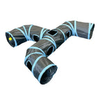 Foldable Pet Play Tunnel – Interactive Drill Barrel for Cat Training