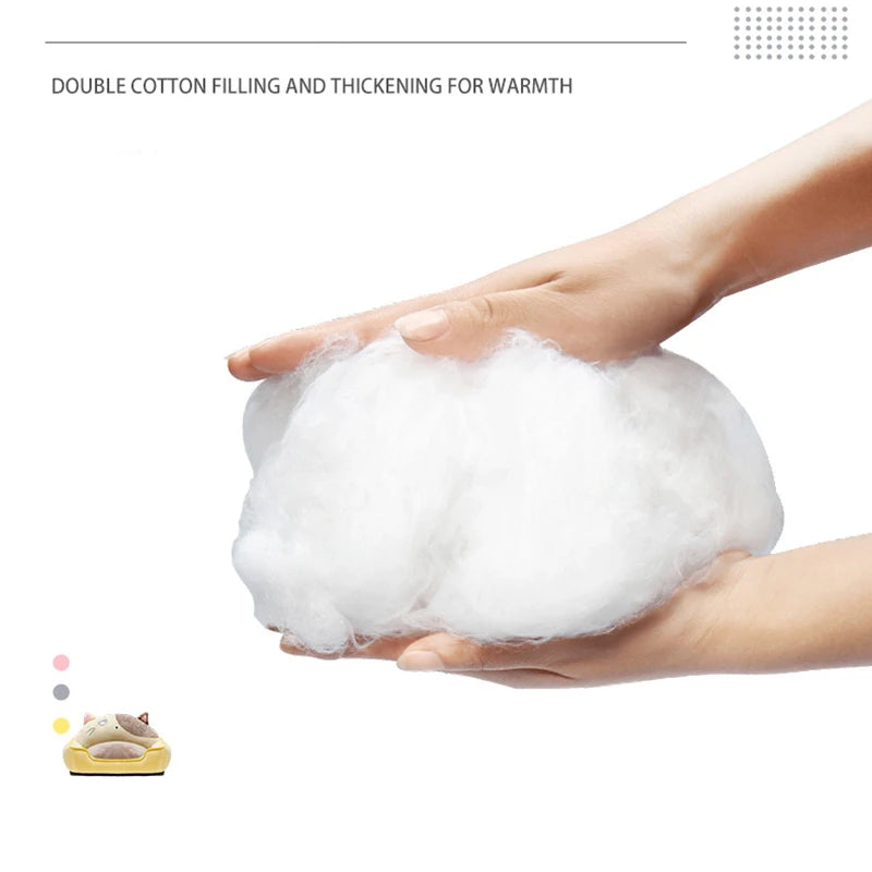 Washable Plush Pet Sofa Bed – Soft Winter Sleeping Mat for Small Large Dogs