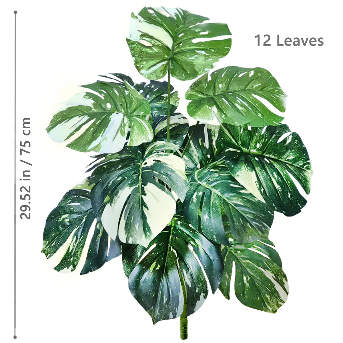 Artificial Tropical Leaf Plant – 60-103cm Potted Faux Greenery for Home Decor