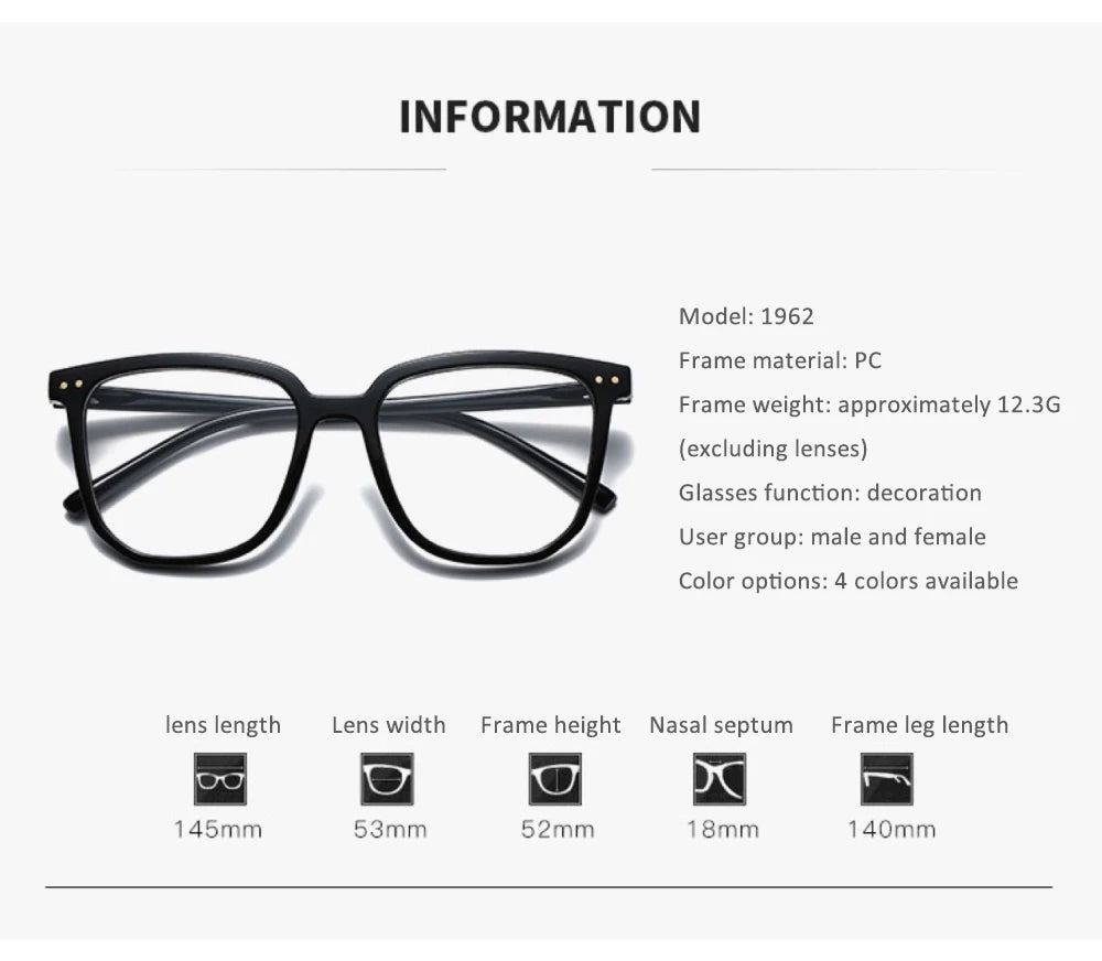 Cat Eye Blue Light Blocking Glasses – Ultralight Unisex Fashion Eyewear