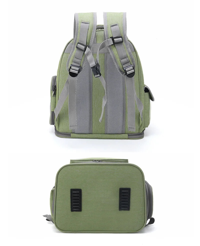 Transparent Pet Carrier Backpack – Breathable Travel Bag for Cats and Dogs