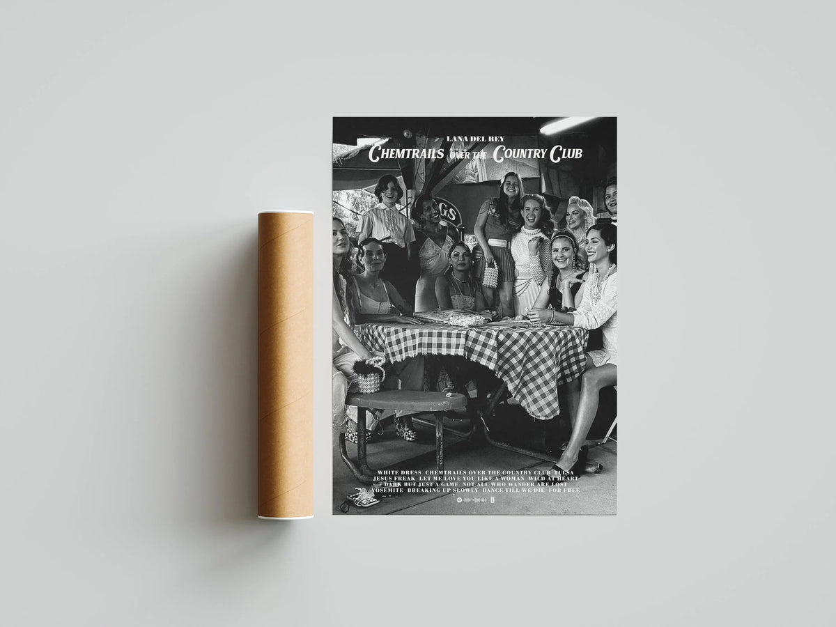 Lana Del Rey Music Album Canvas Poster – Aesthetic Wall Art for Home Decor