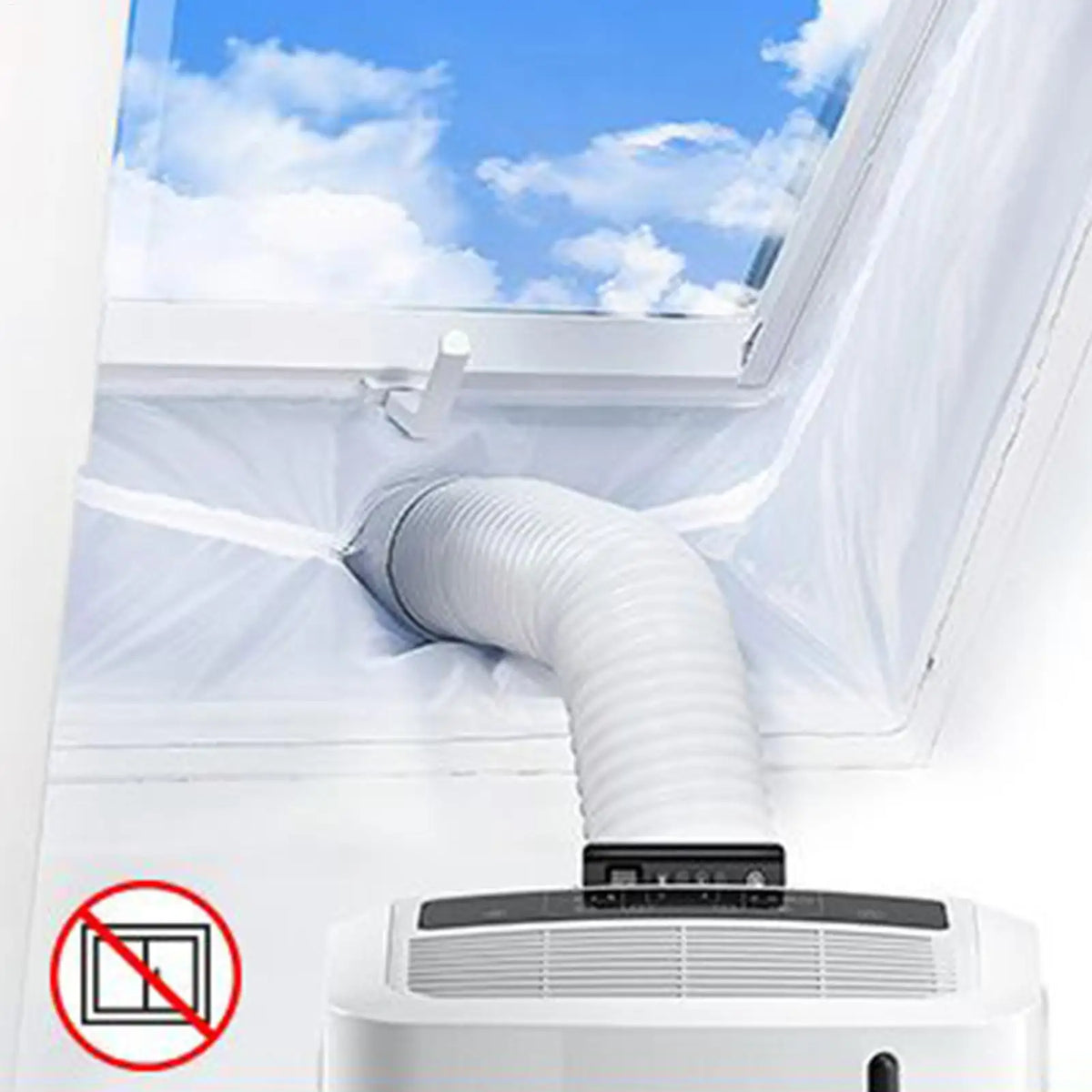 Portable Window Sealing Kit – Heat Shield Vent Guard for Air Conditioners