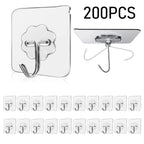 Self-Adhesive Wall Hooks – Waterproof and Oilproof for Kitchen Bathroom