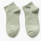 Embroidered Animal Cotton Socks – Kawaii Harajuku Style for Casual Wear