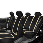 Universal Fabric Car Seat Covers – Breathable Polyester for Truck and SUV
