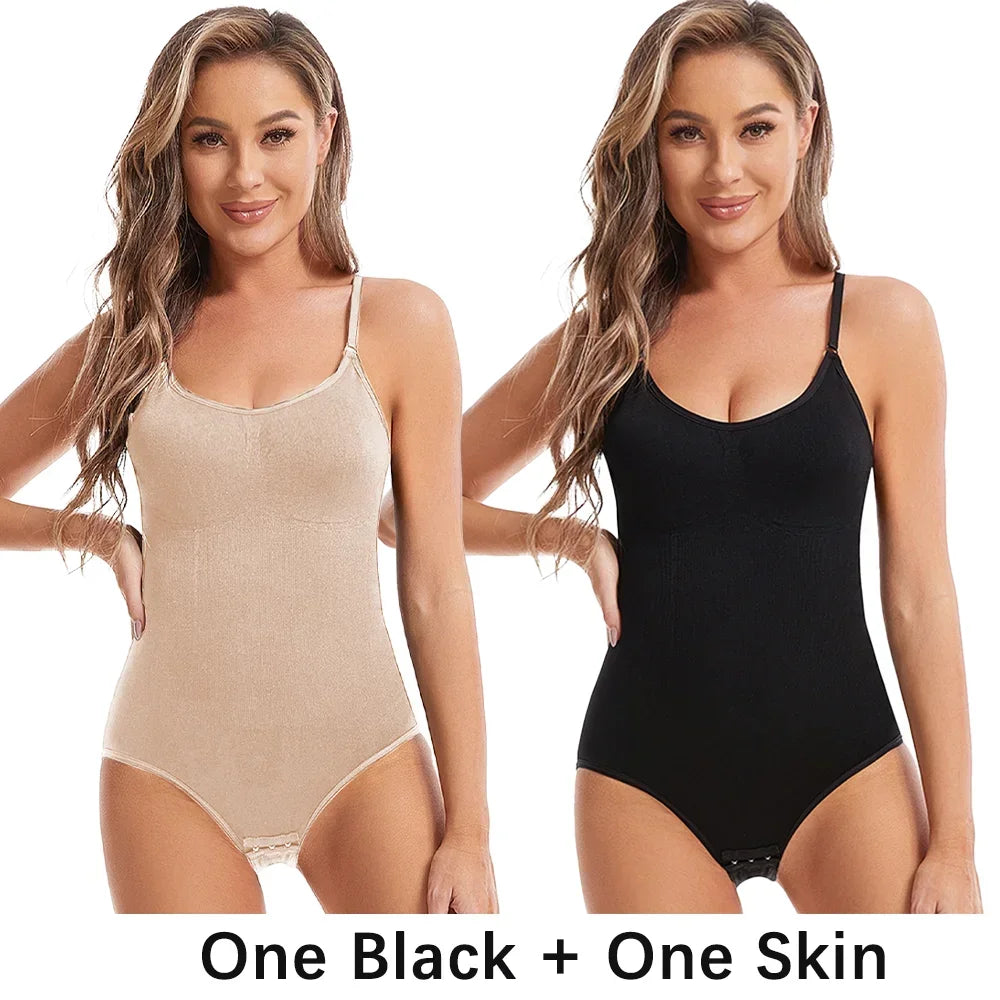 Seamless Body Shaper Bodysuit – Slimming Butt Lifter for Women