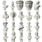 Mini Greek Mythology Bust – Plaster Sculpture for Art Drawing Practice