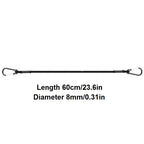 Elastic Bungee Cords with Hooks – Heavy Duty Tie Down for Car Roof Racks