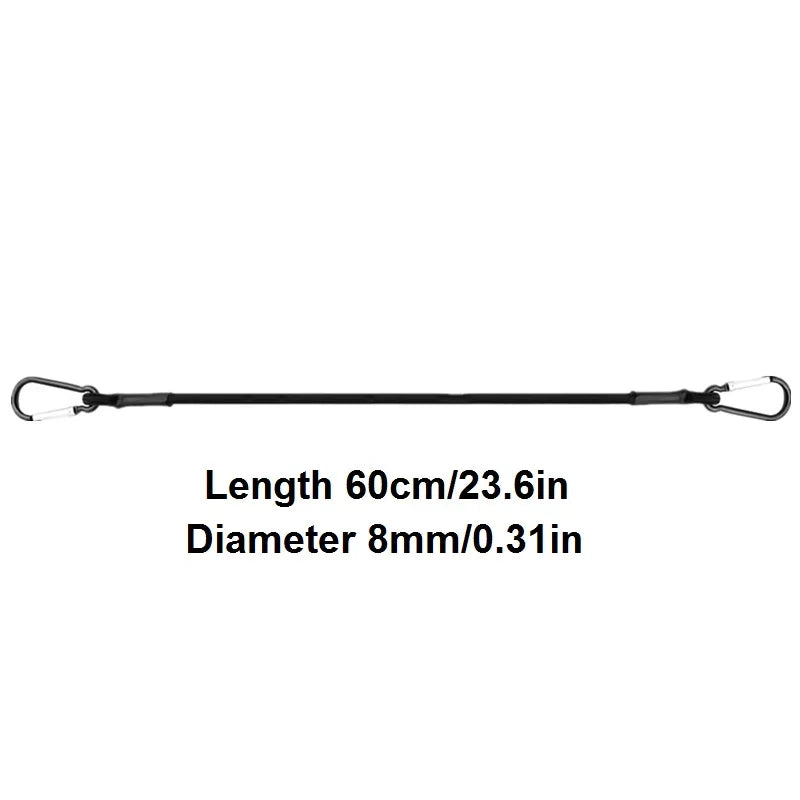 Elastic Bungee Cords with Hooks – Heavy Duty Tie Down for Car Roof Racks