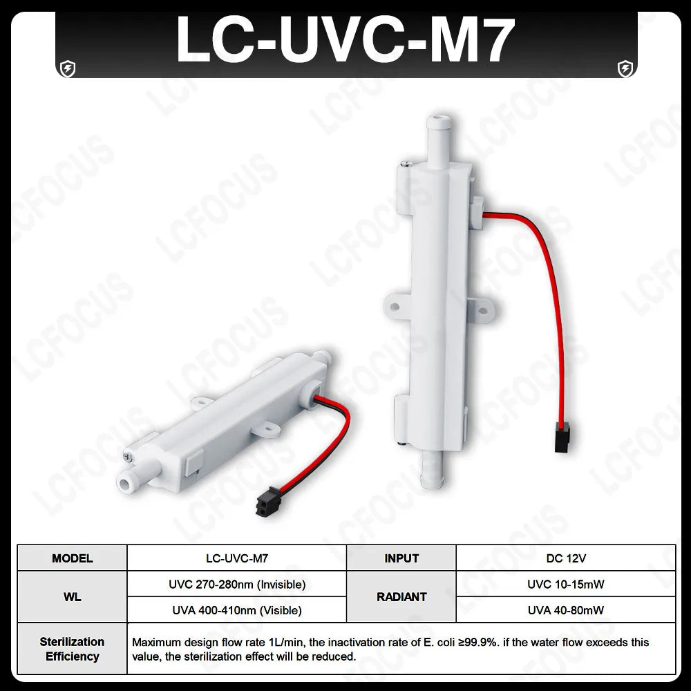 Deep UV UVC LED Lamp – 270nm-280nm Ultraviolet Light for Water Sterilization