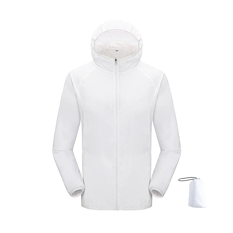 Waterproof Hiking Jacket – Unisex Quick Dry Windbreaker for Outdoor Trekking