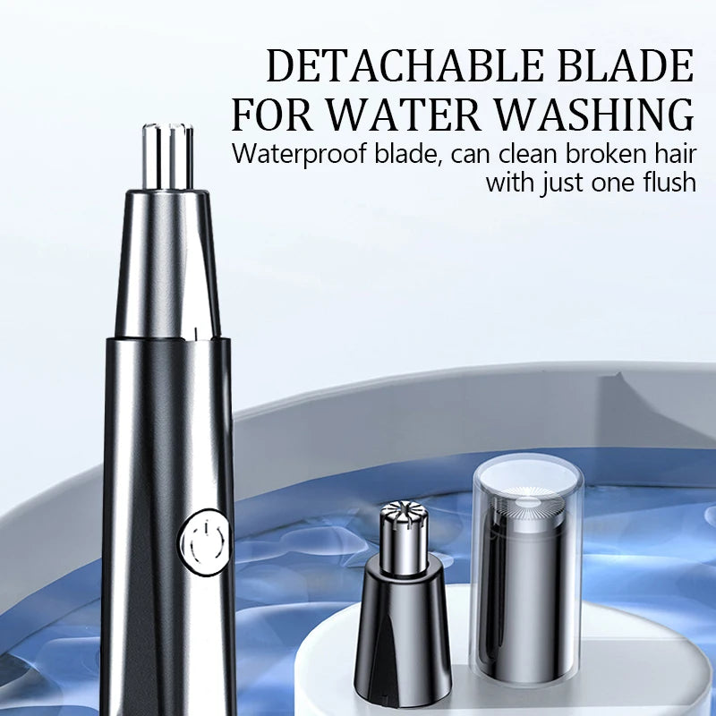 Electric Nose Hair Trimmer – Rechargeable Grooming Tool for Men