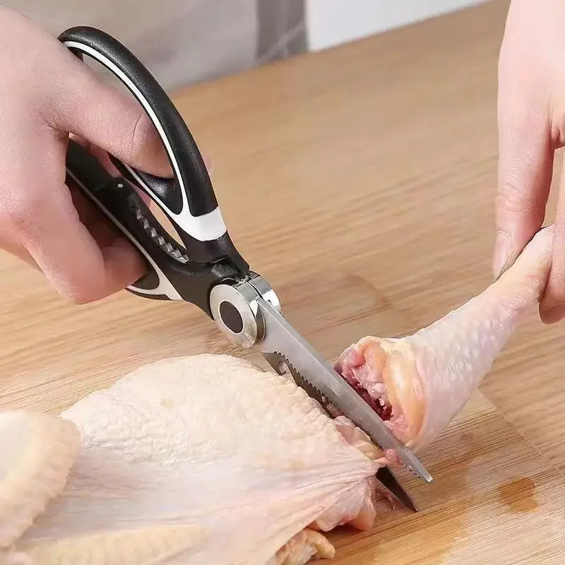 Heavy Duty Kitchen Shears – Stainless Steel Scissors for Poultry and Meat