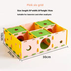 Felt Maze Hideout – Removable Tunnel Nest for Hamsters and Small Pets