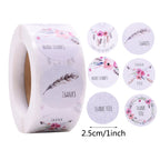 Decorative Thank You Sealing Stickers for Party Gift Labels and Scrapbooking