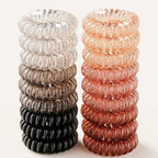 Spiral Hair Coils – Waterproof No Crease Ties for Daily Hair Styling