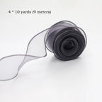 Chiffon Silk Ribbon – 10 Yard Organza Fabric for Wedding Decor and Crafting