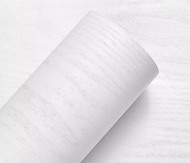 Black Wood Grain PVC Wallpaper – Self-Adhesive Film for Kitchen Cabinets