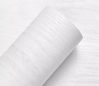 Black Wood Grain PVC Wallpaper – Self-Adhesive Film for Kitchen Cabinets