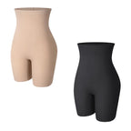 High Waist Shapewear Shorts – Breathable Cotton Blend for Tummy Control