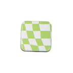 Plaid Checkerboard Folding Mirror – Portable Makeup Accessory for Travel