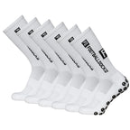 Anti-Slip Athletic Sports Socks – Stretchy Grip Crew for Football Soccer