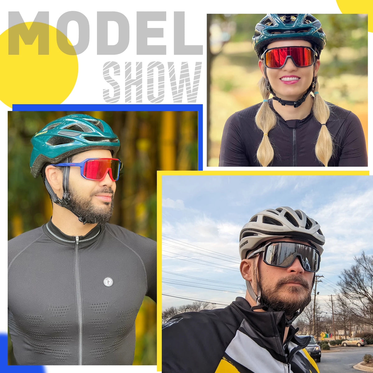 Polarized Cycling Sunglasses – UV400 Sport Eyewear for MTB and Road Biking
