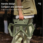 Portable Folding Stool – High Load Bearing Chair for Camping and Fishing