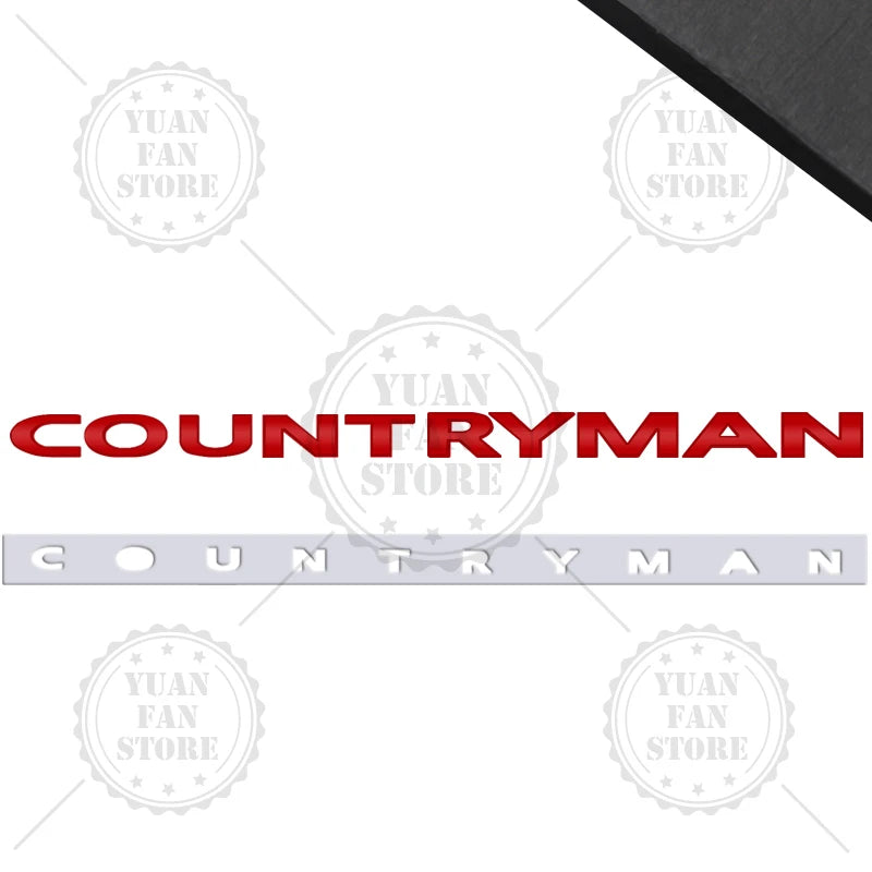 3D Metal Letter Emblem – Rear Trunk Badge for MINI Cooper S Styling