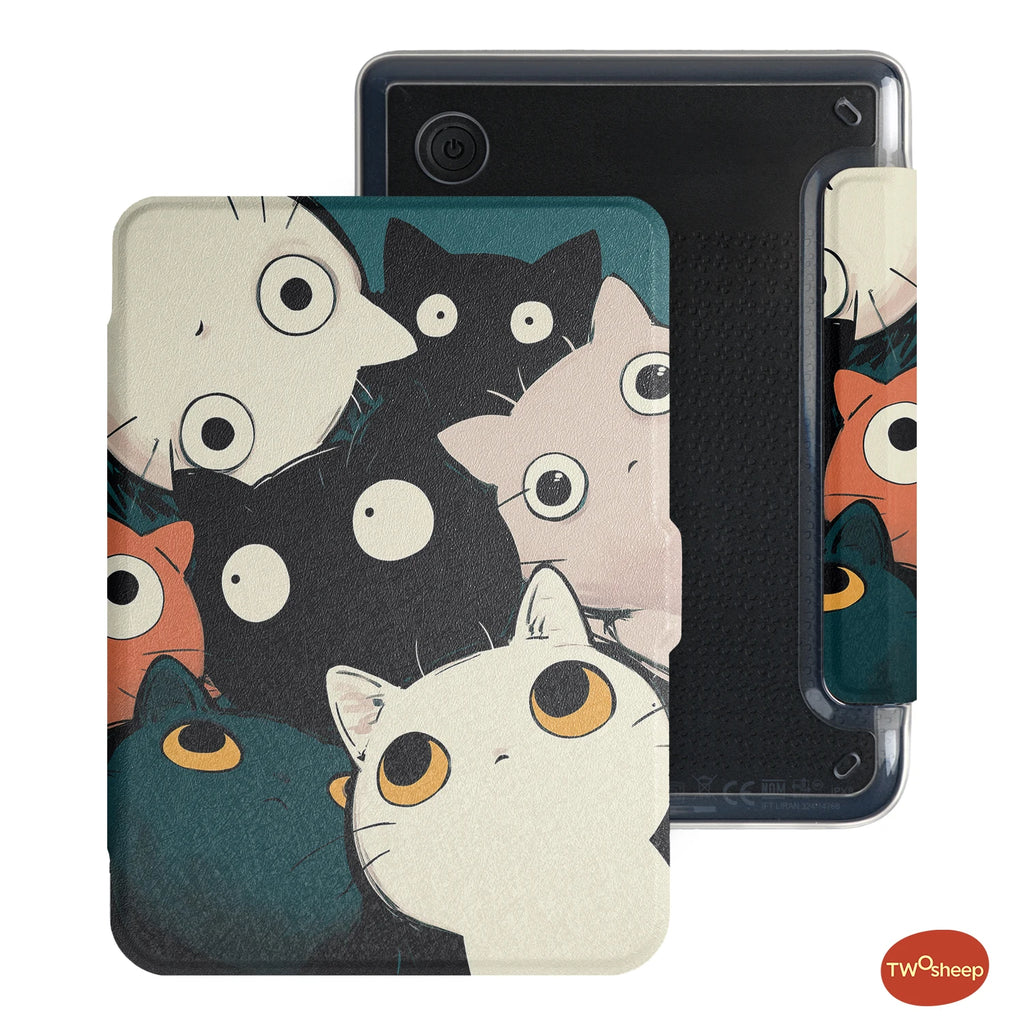 Magnetic Protective Case – Clear Back for Kobo Clara 6-inch E-Reader