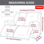 Printed Elastic Recliner Cover – Stretch Slipcover for Living Room Furniture